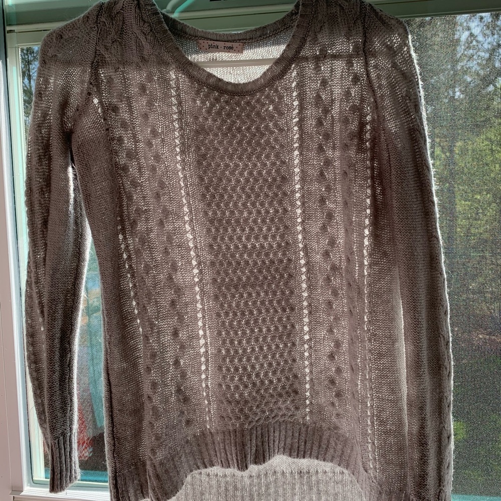 Gray sweater